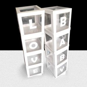 Cajas Especiales para letras - 30x30x30cm