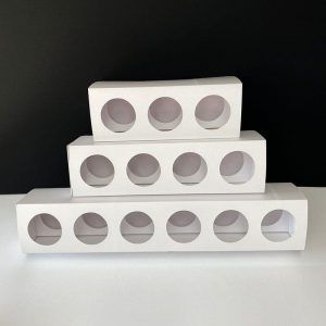Caja deslizante para Cupcake 6 uds