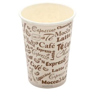 VASO POLIPAPEL CON DISEÑO 12 OZ - 50 UD